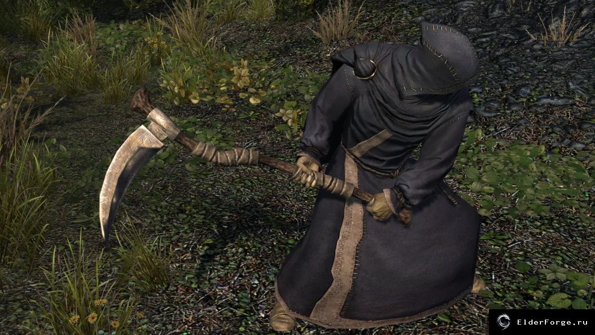 Обложка мода: Коса безумия — уникальное оружие в Skyrim LE