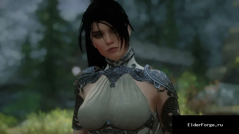 Обложка мода: Костюм «Затмение» из Black Desert Online для Skyrim SE – темный рыцарь