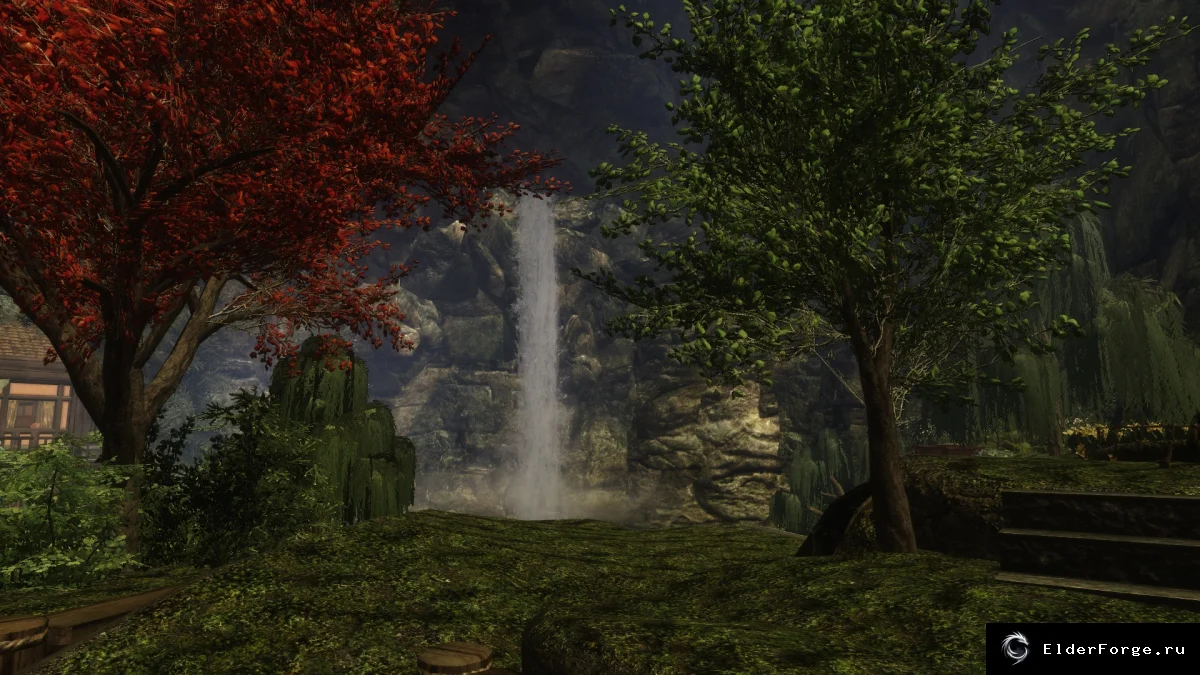 Обложка мода: Skyrim LE — коттедж «Темные воды», уютный дом в Черном проходе