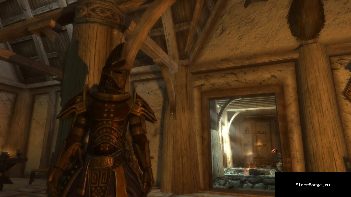 Обложка мода: Кожаная двемерская броня для Skyrim LE – уникальная ретекстура