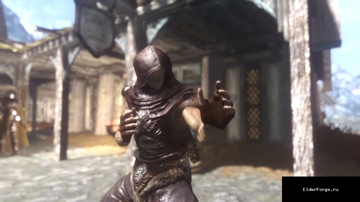 Обложка мода: Кожаные митенки для Skyrim LE – 4 цвета, крафт на дубильном станке