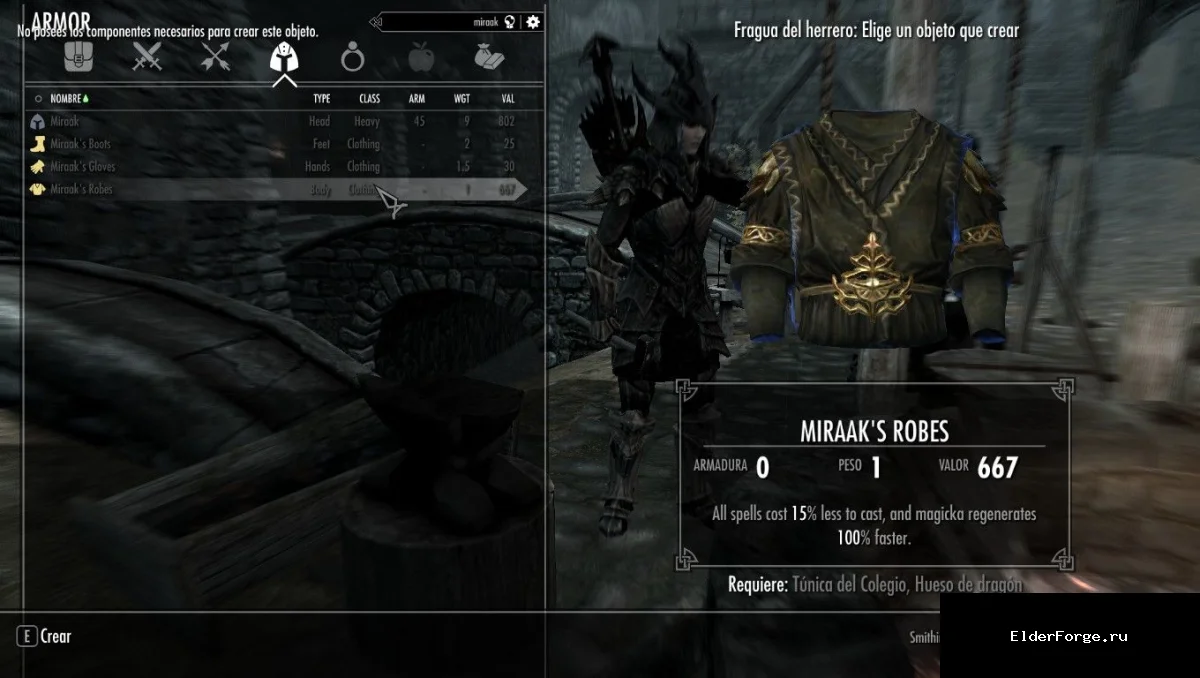 Обложка мода: Крафт сетов Dawnguard и Dragonborn в Skyrim LE – новые рецепты брони и оружия