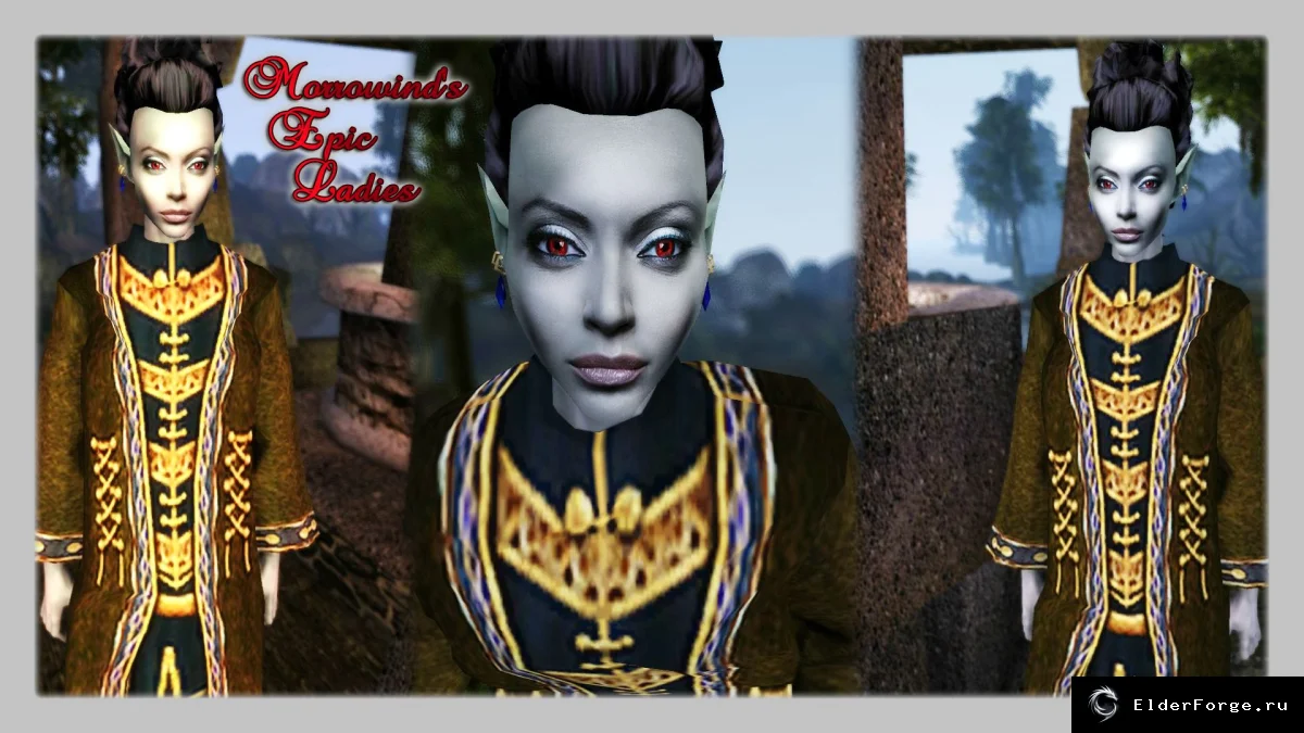 Обложка мода: Красивые лица данмеров для Morrowind – 10 реалистичных вариантов
