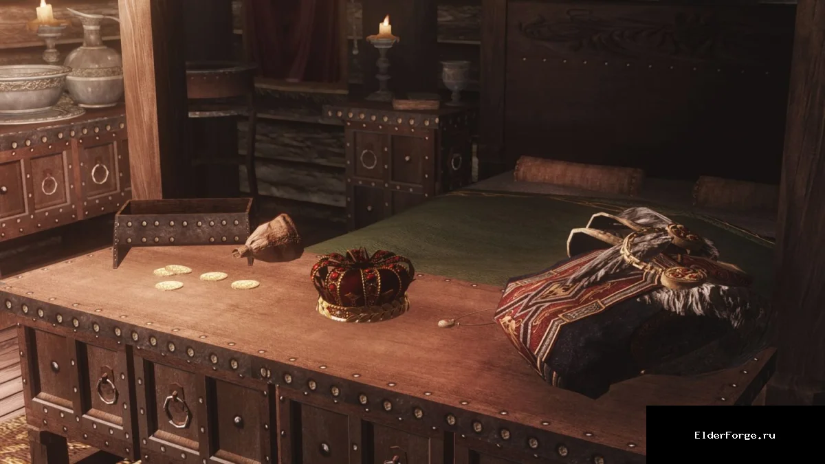 Обложка мода: Красная Драконья Корона – редкая корона из ЛОРа для Skyrim Legendary Edition