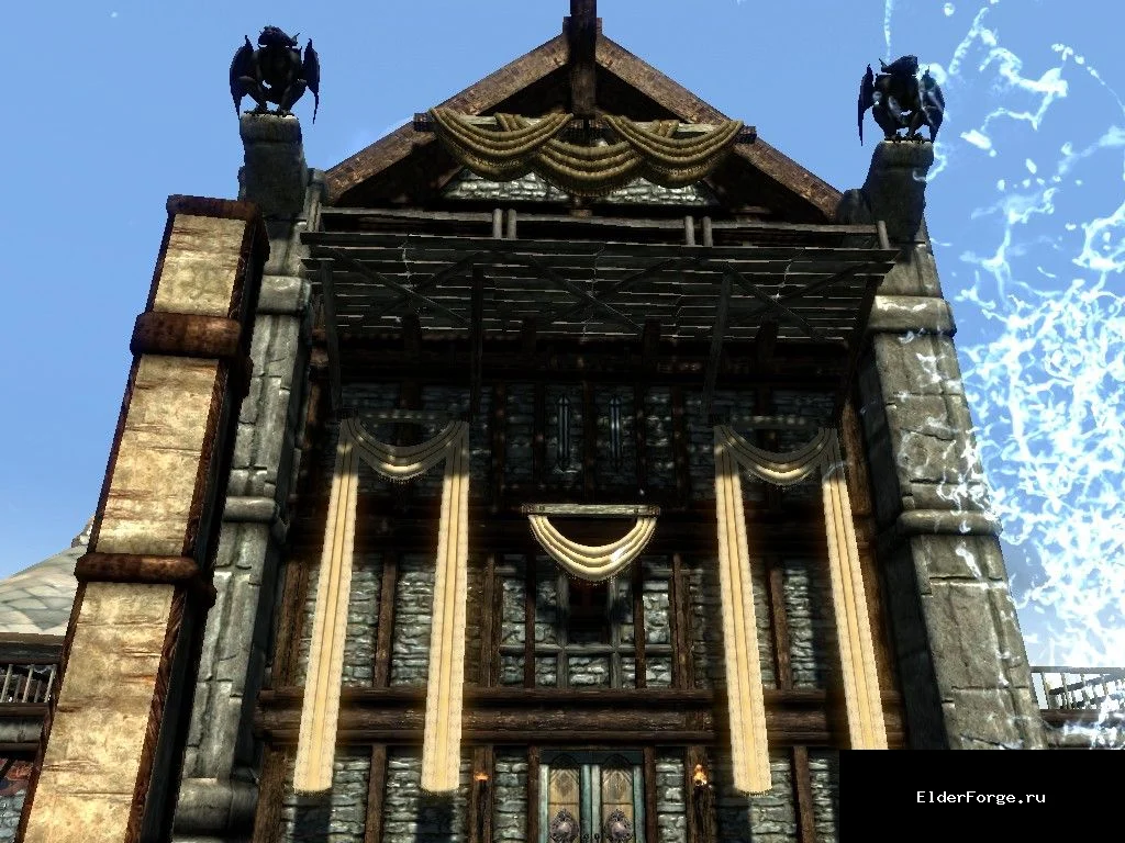 Обложка мода: Крепость Нордика – новая база для персонажа в Skyrim LE без загрузочных экранов