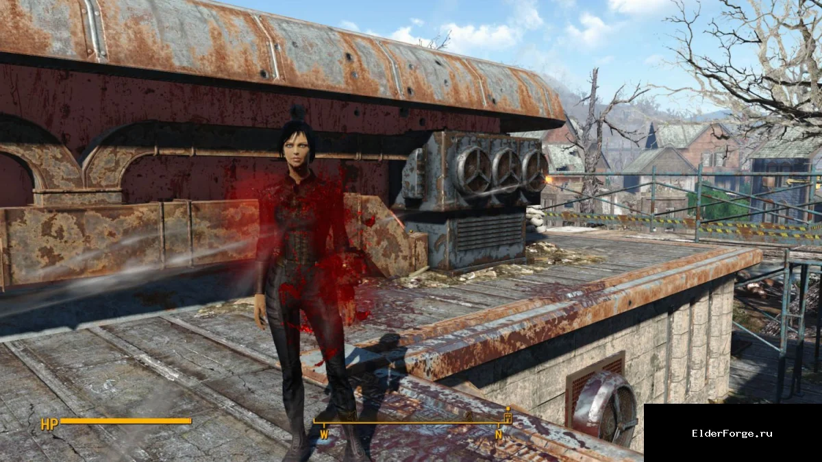 Обложка мода: Кровавый удар: 2K кровь при попадании в Fallout 4