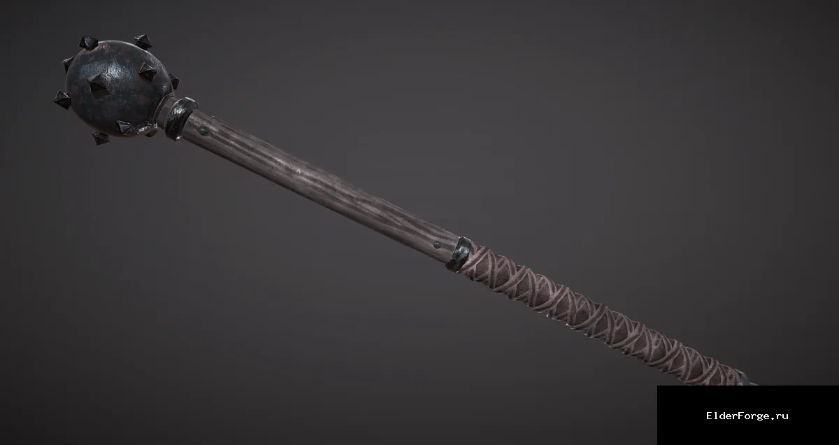Обложка мода: Крушитель – уникальная одноручная булава с 4K текстурами для Skyrim SE