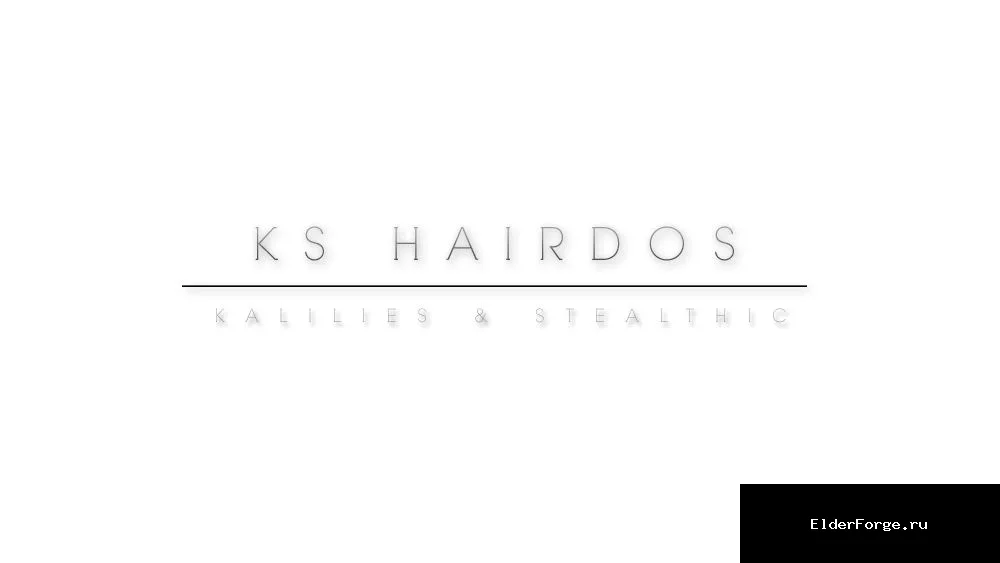 Обложка мода: KS Hairdos Renewal LE — женские и мужские причёски для Skyrim