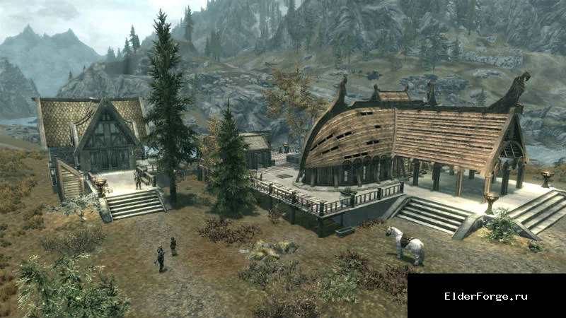 Обложка мода: Купальни Люкс для Skyrim SE – роскошный дом и сауна для NPC