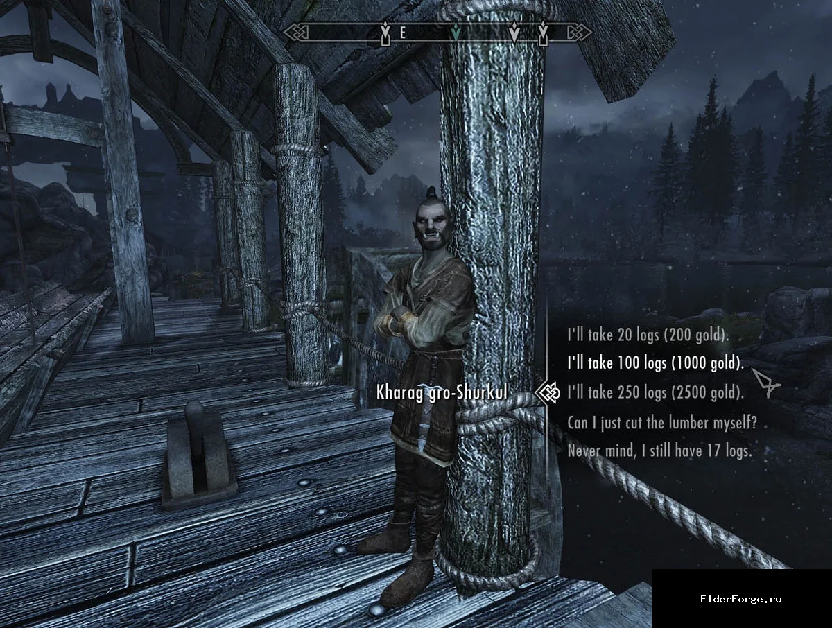 Обложка мода: Купи больше брёвен за раз – расширенные стеки в Skyrim SE/AE