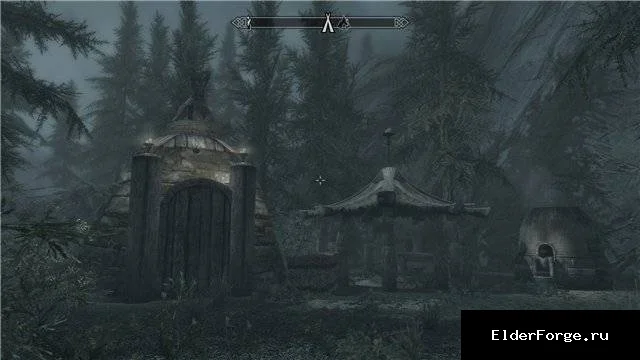 Обложка мода: Лагерь Орка для Skyrim Legendary Edition – кузнечное убежище орков