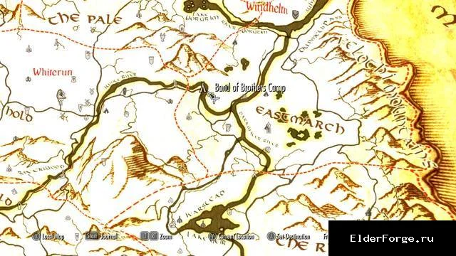 Обложка мода: Лагерь повстанцев – новые компаньоны в Skyrim Legendary Edition