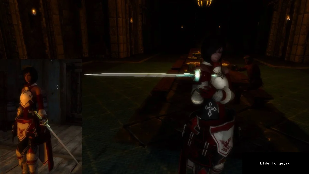 Обложка мода: Lambent Light Rapier – светящаяся одноручная рапира для Skyrim Legendary Edition