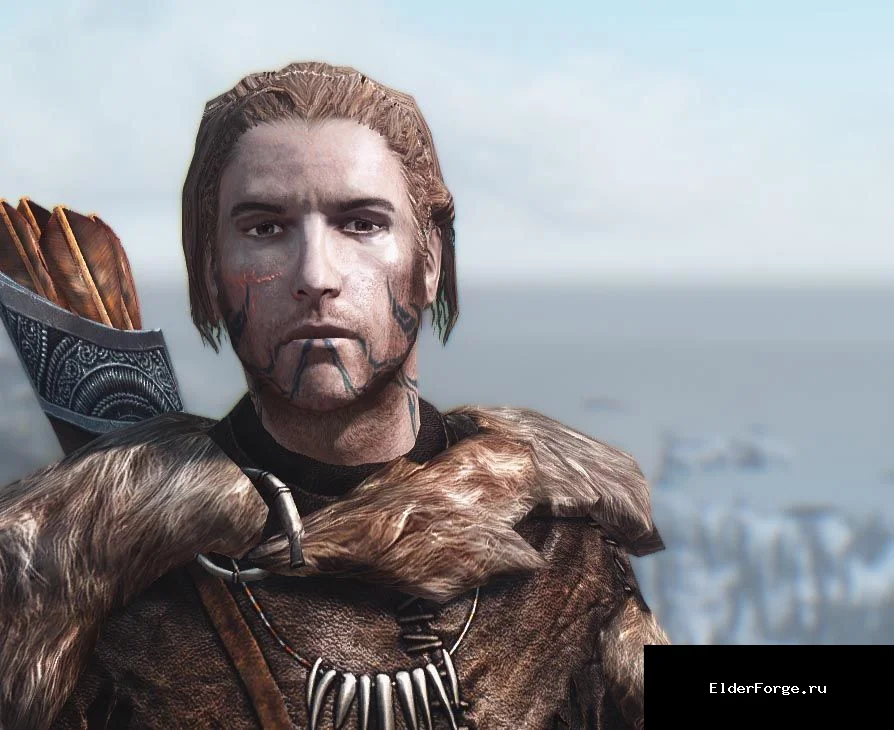 Обложка мода: Ларс — охотник‑компаньон с уникальной озвучкой для Skyrim Legendary Edition