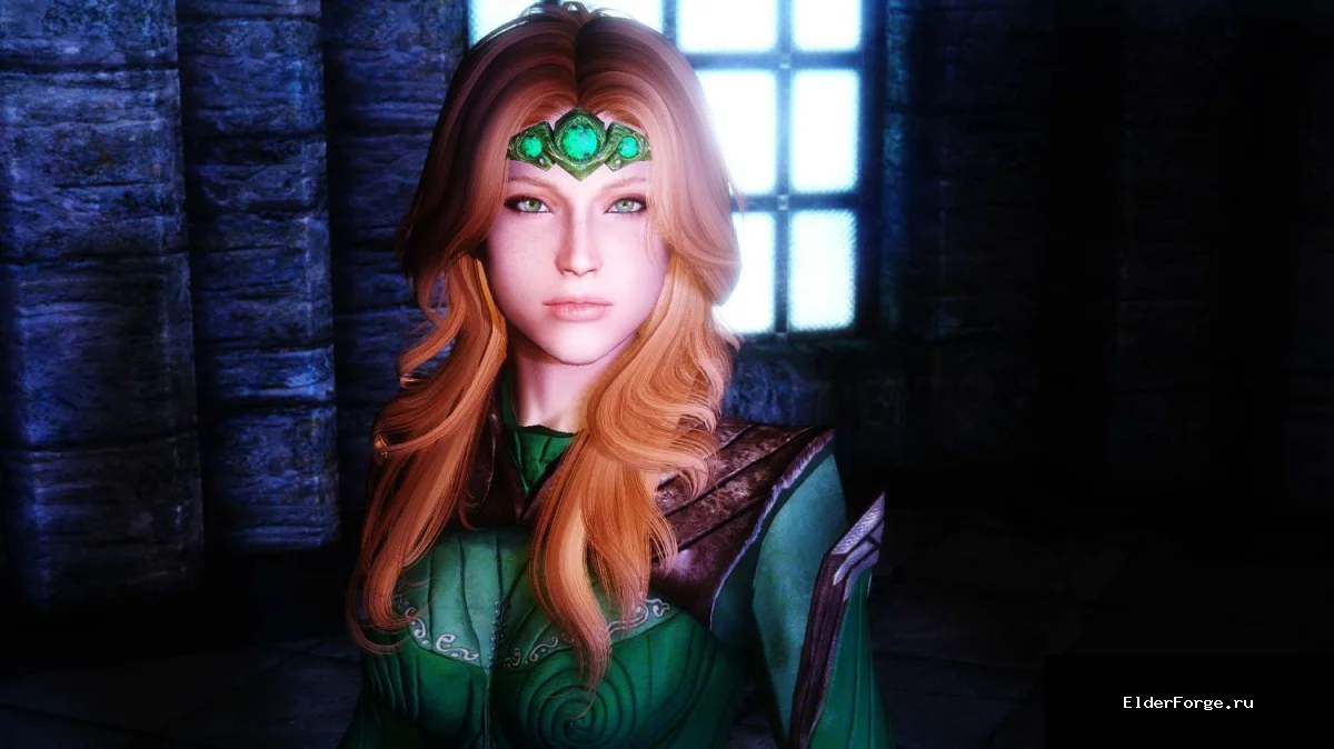 Обложка мода: Laurel – красивый пресет персонажа для RaceMenu в Skyrim LE