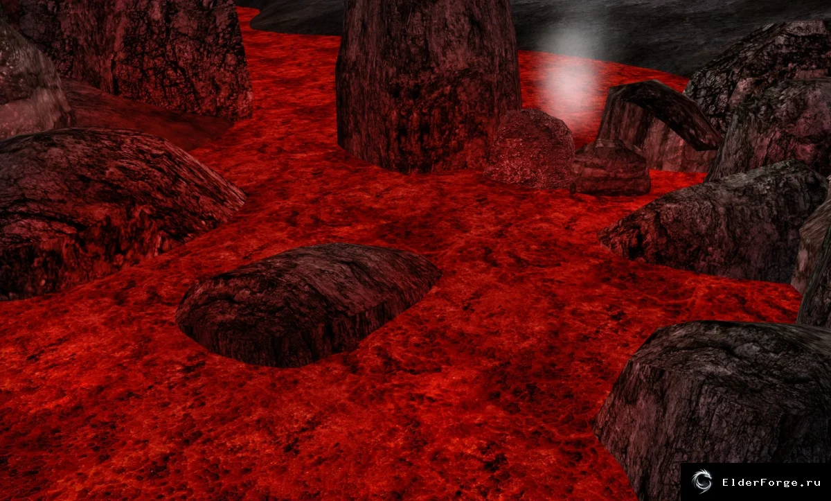 Обложка мода: Lava Replacer – новые текстуры лавы для Morrowind