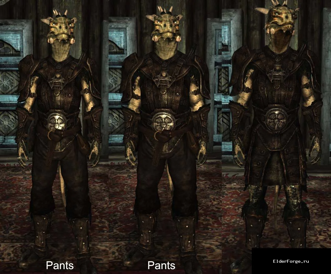 Обложка мода: Leather Armor Replacer – новые штаны вместо юбки для Skyrim LE