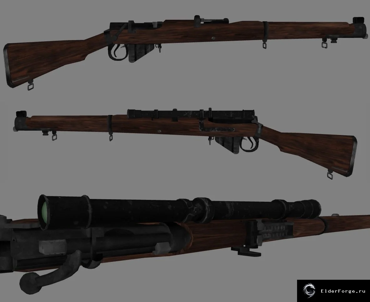 Обложка мода: Lee Enfield Mk 1: Исторические винтовки для FNV