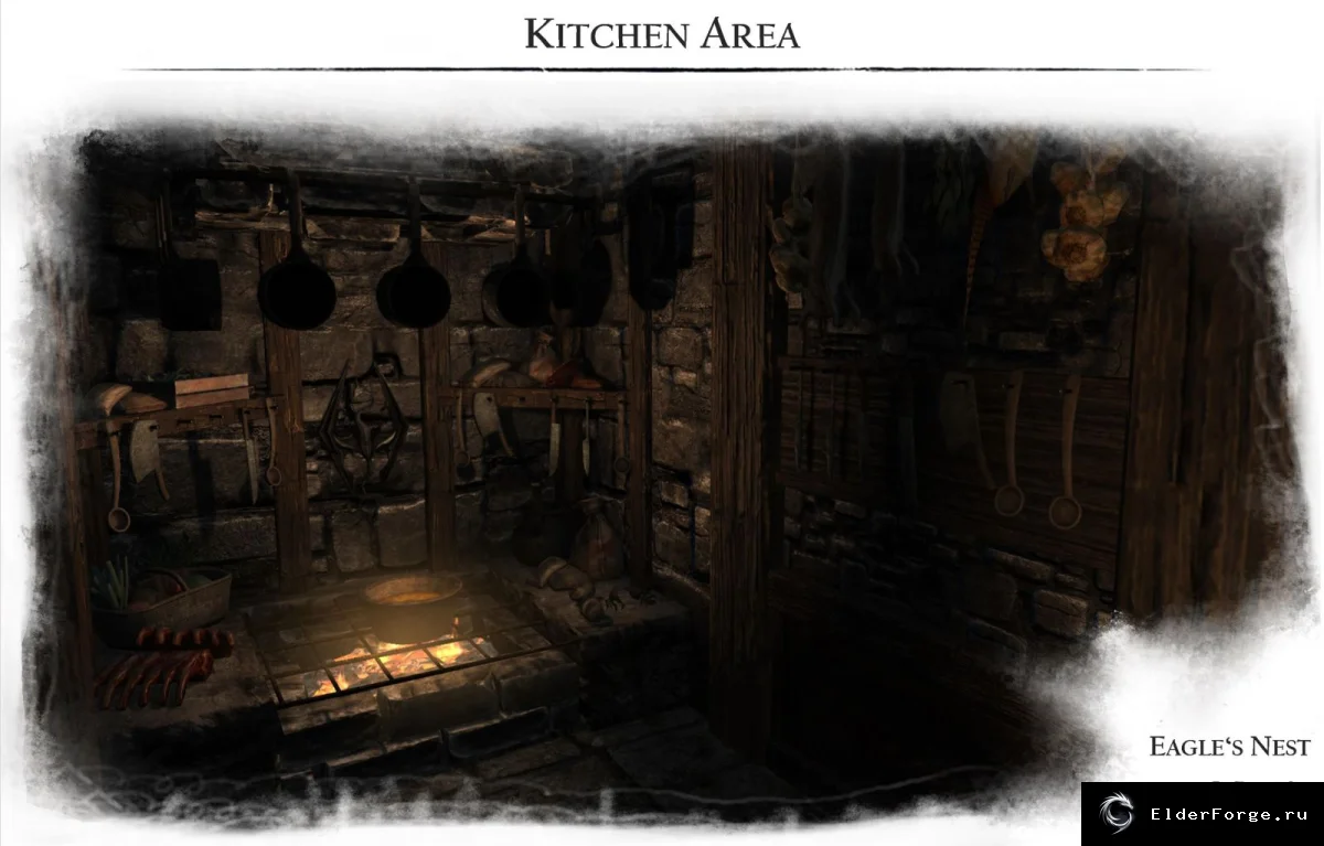 Обложка мода: Легенда об Орлином гнезде — эпическая крепость Skyrim LE