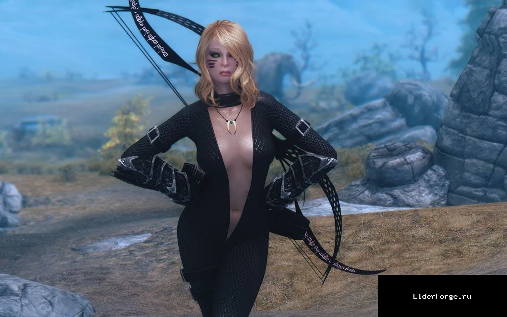 Обложка мода: Лёгкая драконья броня для UNP в Skyrim LE – три варианта защиты