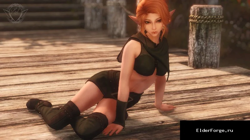 Обложка мода: Лесный алхимический наряд для женских персонажей (Skyrim SE)