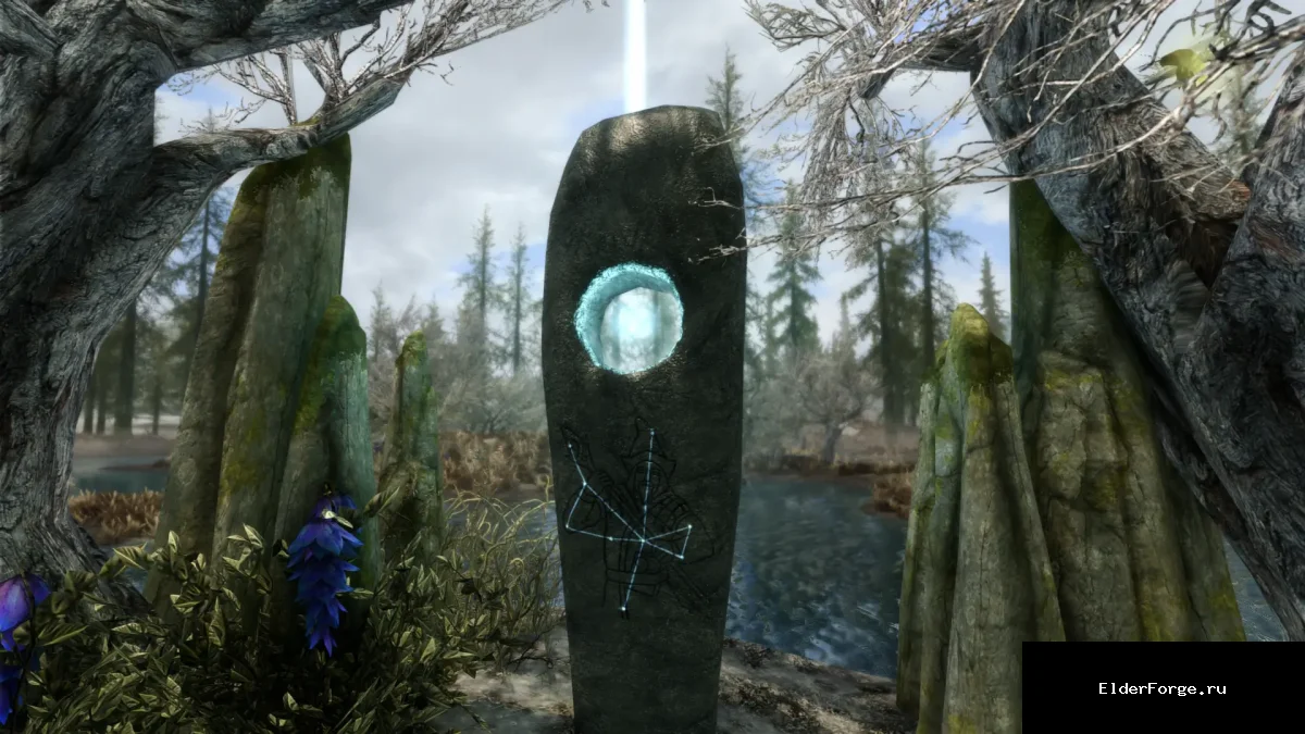 Обложка мода: Less Boring Standing Stones — улучшенные камни‑хранители для Skyrim SE