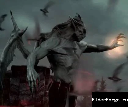Обложка мода: Летай в образе лорда‑вампира в Skyrim LE – быстрый мод полёта