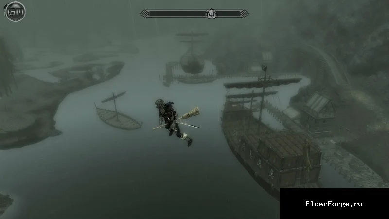 Обложка мода: Летающая метла LE — полёт на метле и заклинание левитации в Skyrim