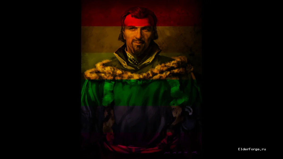 Обложка мода: LGBT – новые диалоговые возможности в Skyrim Legendary Edition
