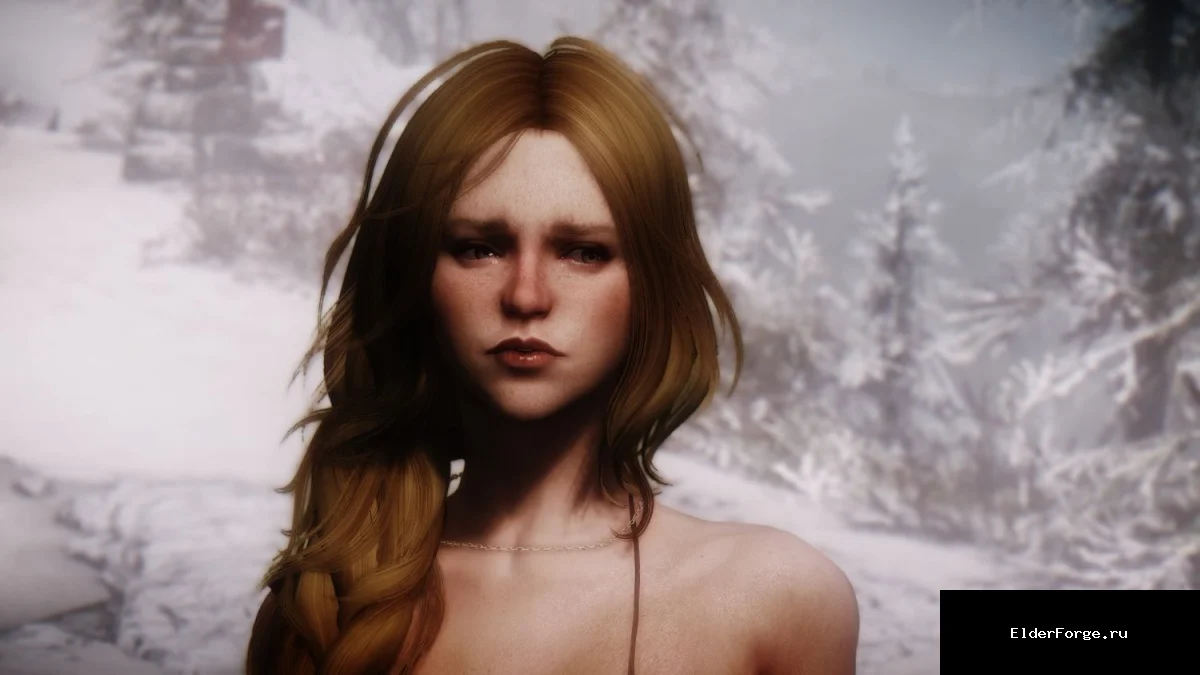 Обложка мода: Люси – варварская спутница для Skyrim LE с двойным мечом и полной физикой