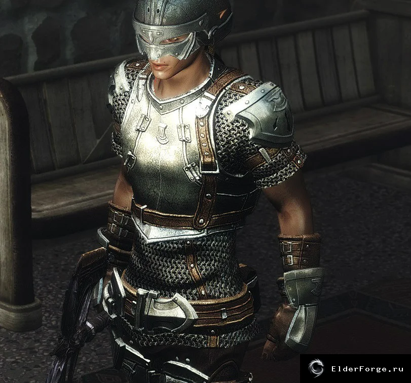 Обложка мода: LK.SamL&amp;SOS.Men.9204 Bless HV0003 – мужская версия брони 9204 Bless для Skyrim LE