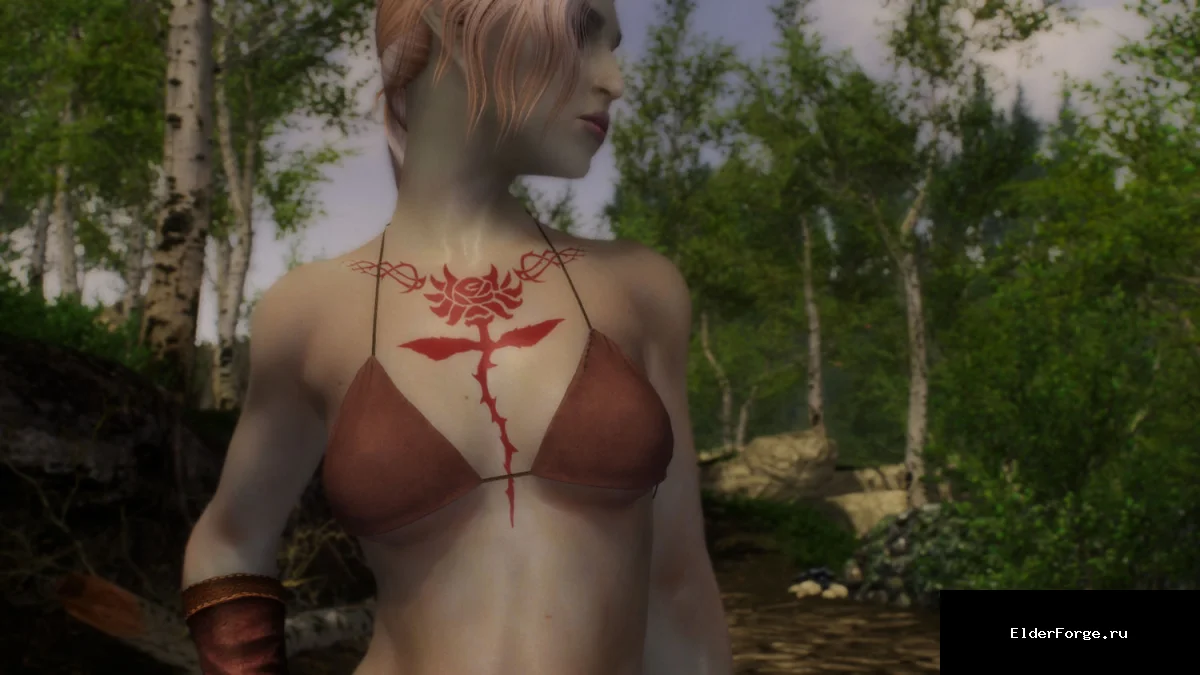 Обложка мода: ЛОРные тату от Jexsam — 13 уникальных тату для Skyrim LE