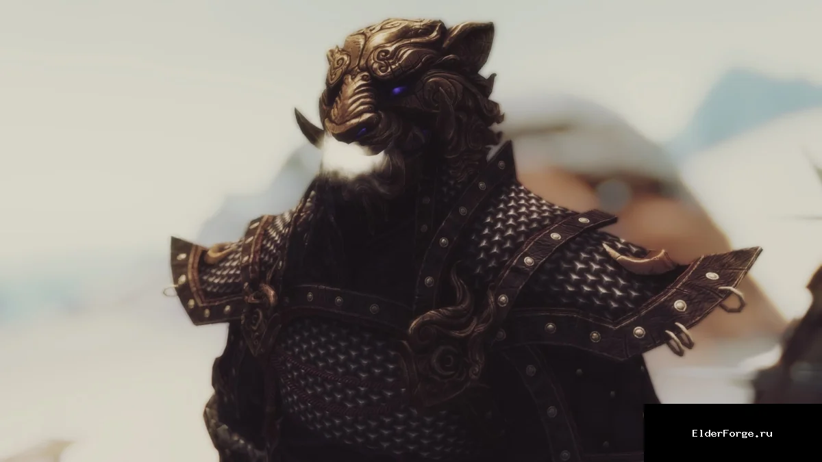 Обложка мода: Lunar Guard Armor – новый тяжёлый набор брони для Skyrim LE