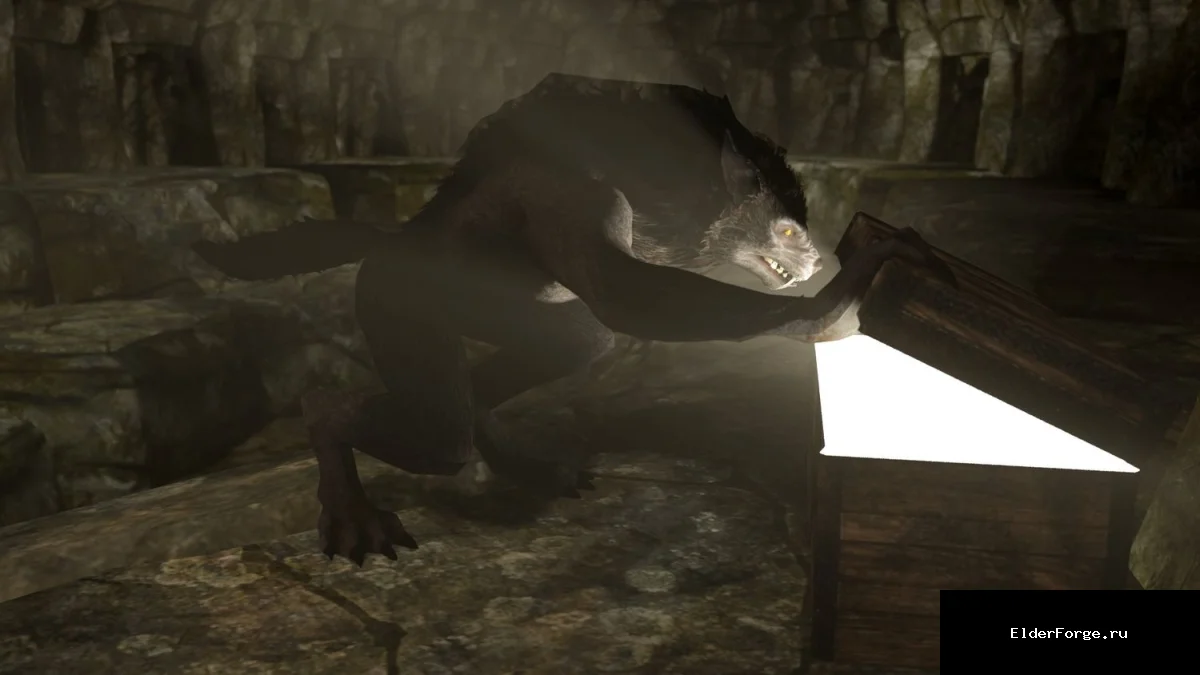 Обложка мода: Лут в облике вервольфа – инвентарь в Skyrim SE/AE