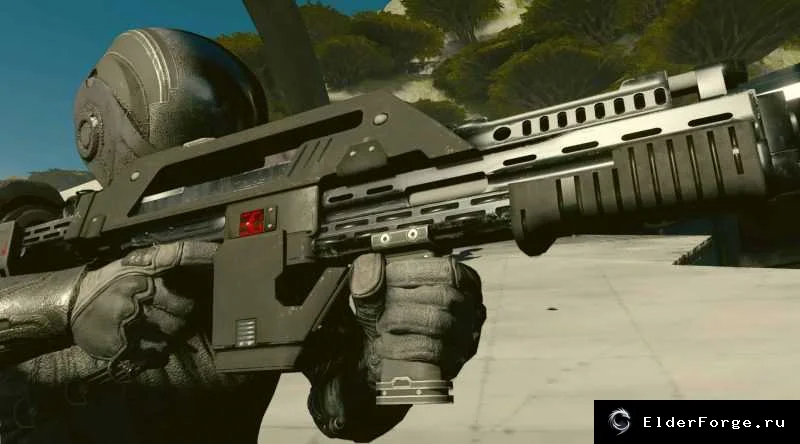 Обложка мода: M41A Pulse Rifle – полностью анимированный заменитель AA-99 для Starfield