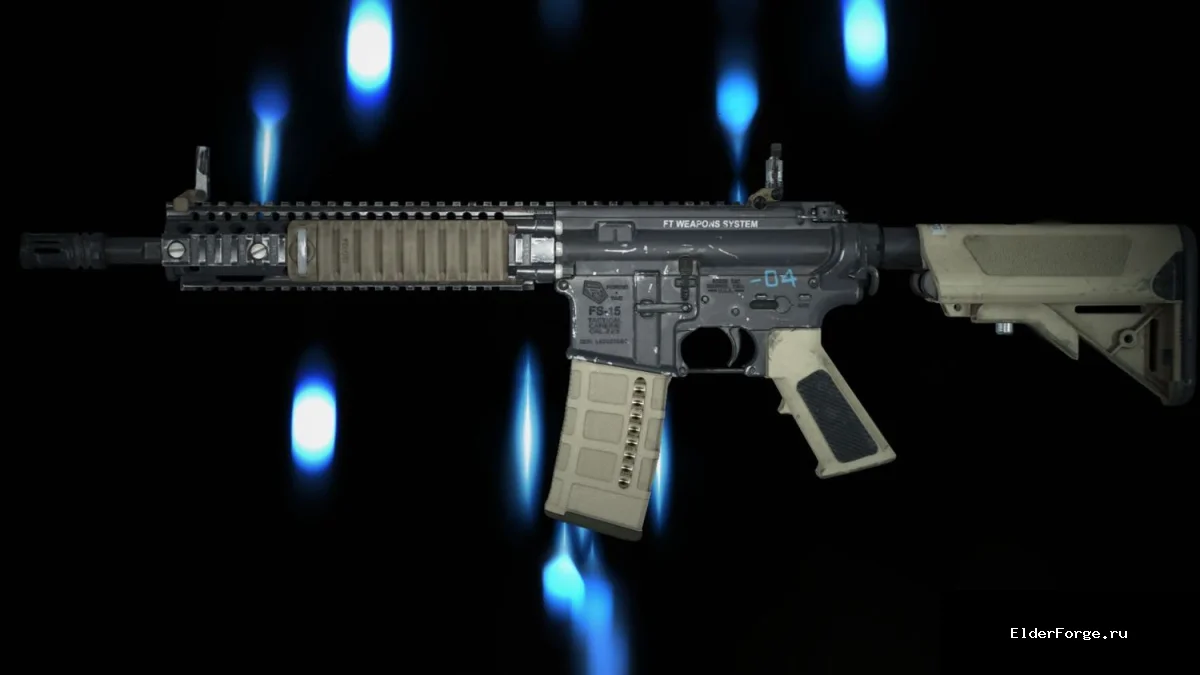 Обложка мода: M4A1 из Modern Warfare 2019 для Fallout 4 – полный набор модификаций