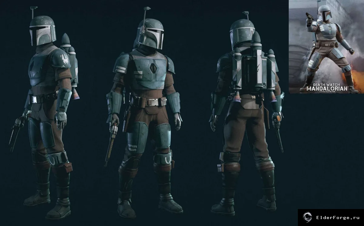 Обложка мода: Mandalorian Mod Mashup – набор доспехов Мандалориан для Starfield