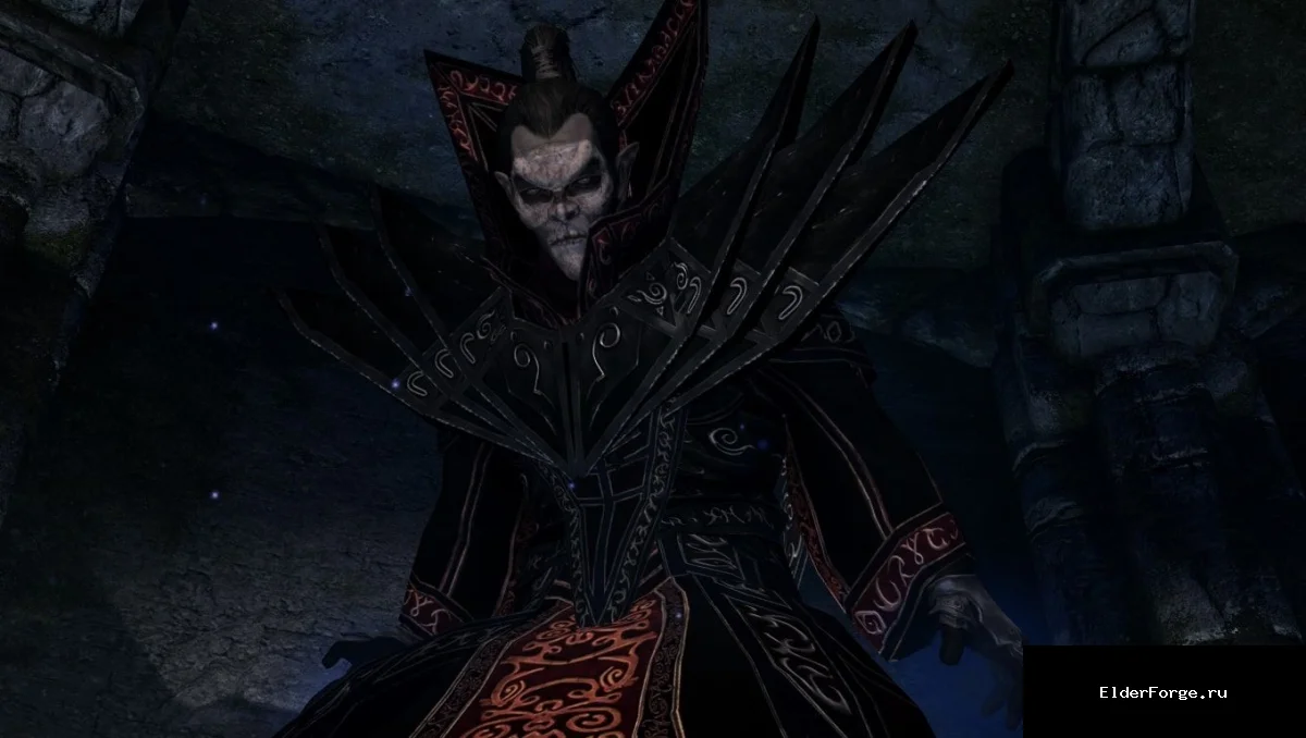 Обложка мода: Мантия некроманта для Skyrim Legendary Edition – высококачественная броня Necromaster Robes