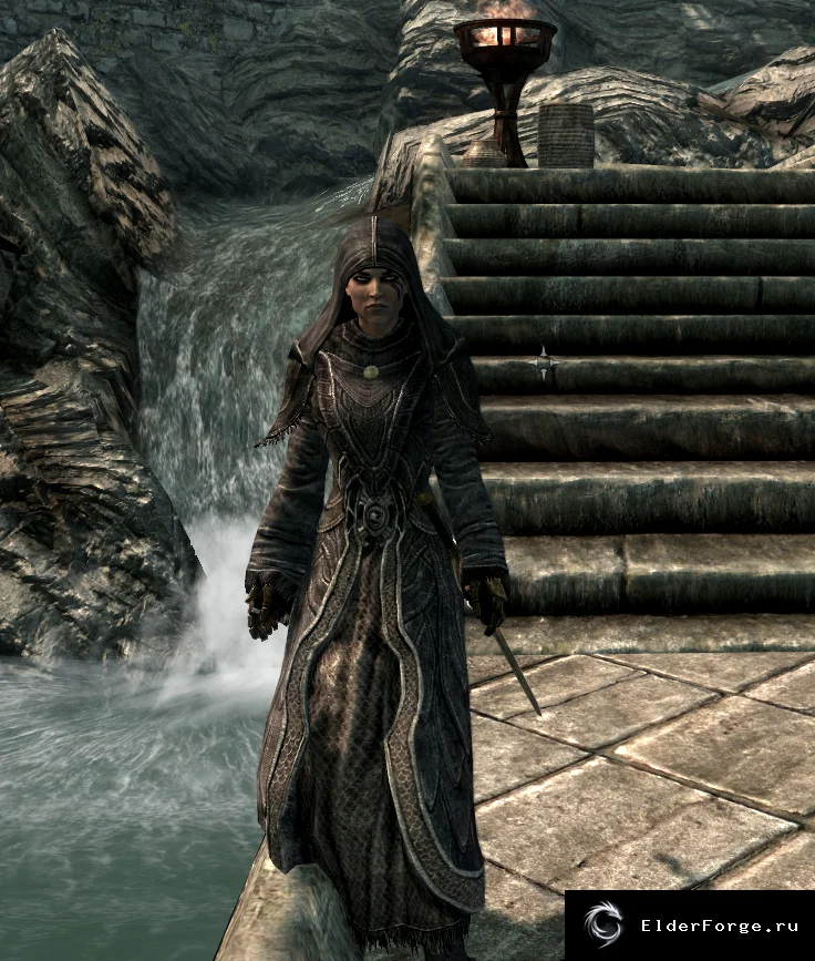 Обложка мода: Мантия Седобородых: крафт в кузнице Skyrim LE
