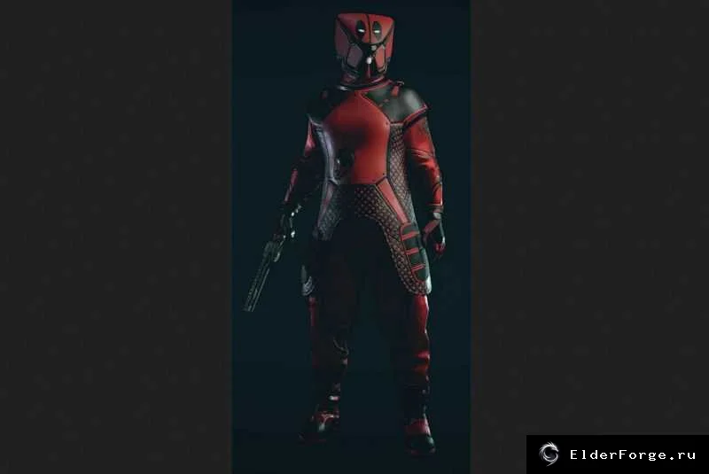 Обложка мода: Mantis Outfit – Перекраска в стиле Дэдпула для Starfield