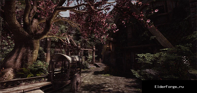 Обложка мода: Maple Forest House – уютный дом у Ривервуда для Skyrim SE