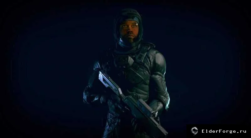 Обложка мода: Mark I – Blackout Reskin: Темный скафандр для Starfield
