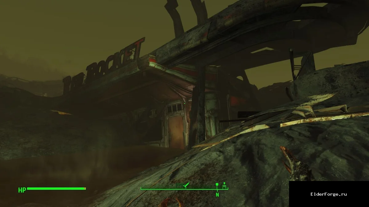 Обложка мода: Маркер к затонувшей красной ракете в Светящемся море – Fallout 4