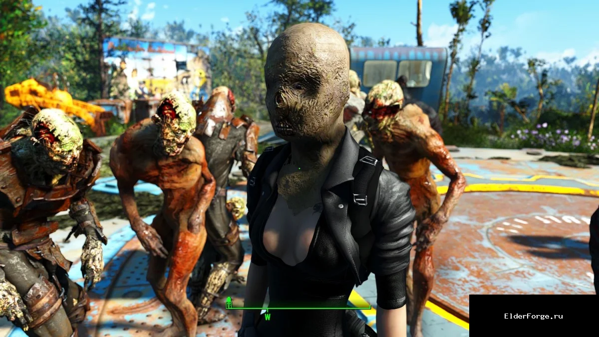 Обложка мода: Маска Гуля для Fallout 4 – дружелюбие к мутантам и яркая подсветка