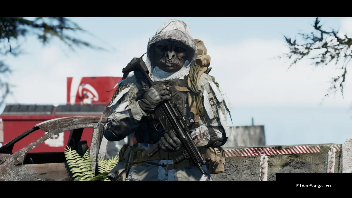Обложка мода: Маска Крейга из HALO для Fallout 4 – уникальный аксессуар