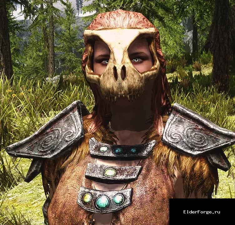 Обложка мода: Маски зверей – 12 уникальных головных уборов для Skyrim LE