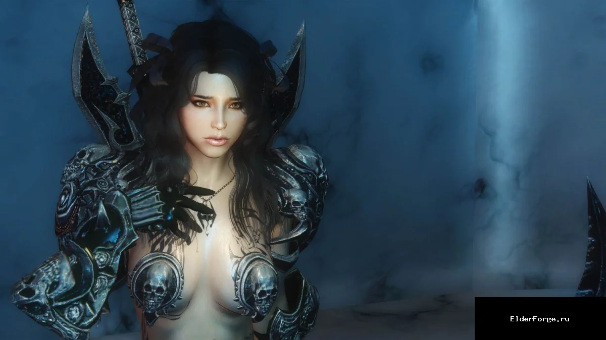 Обложка мода: Мавари — уникальная воительница‑спутница для Skyrim LE