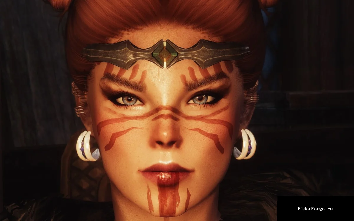 Обложка мода: Maya – готовый пресет персонажа для RaceMenu в Skyrim LE