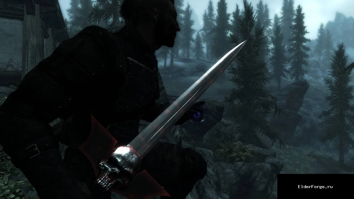 Обложка мода: Меч Летучих Мышей — уникальное оружие для Skyrim Legendary Edition