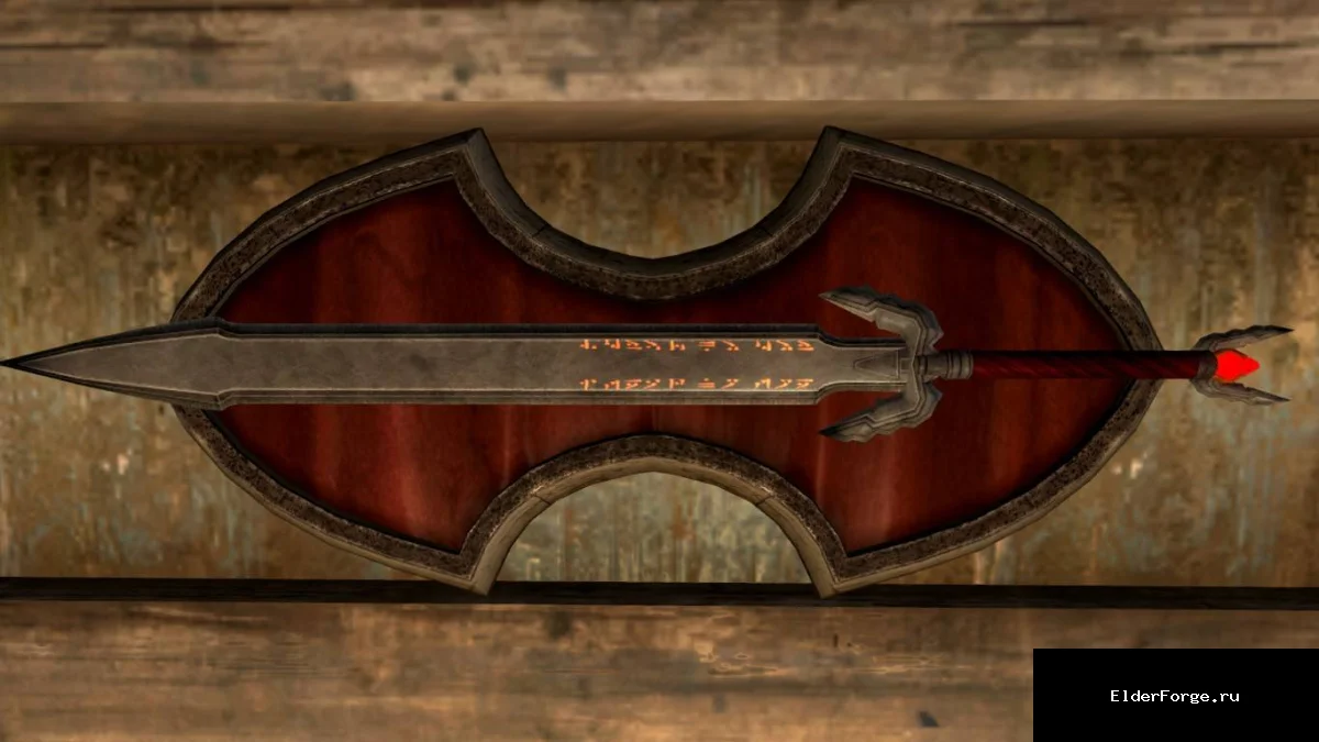 Обложка мода: Меч Немезиды — новый крафтовый меч для Skyrim Legendary Edition